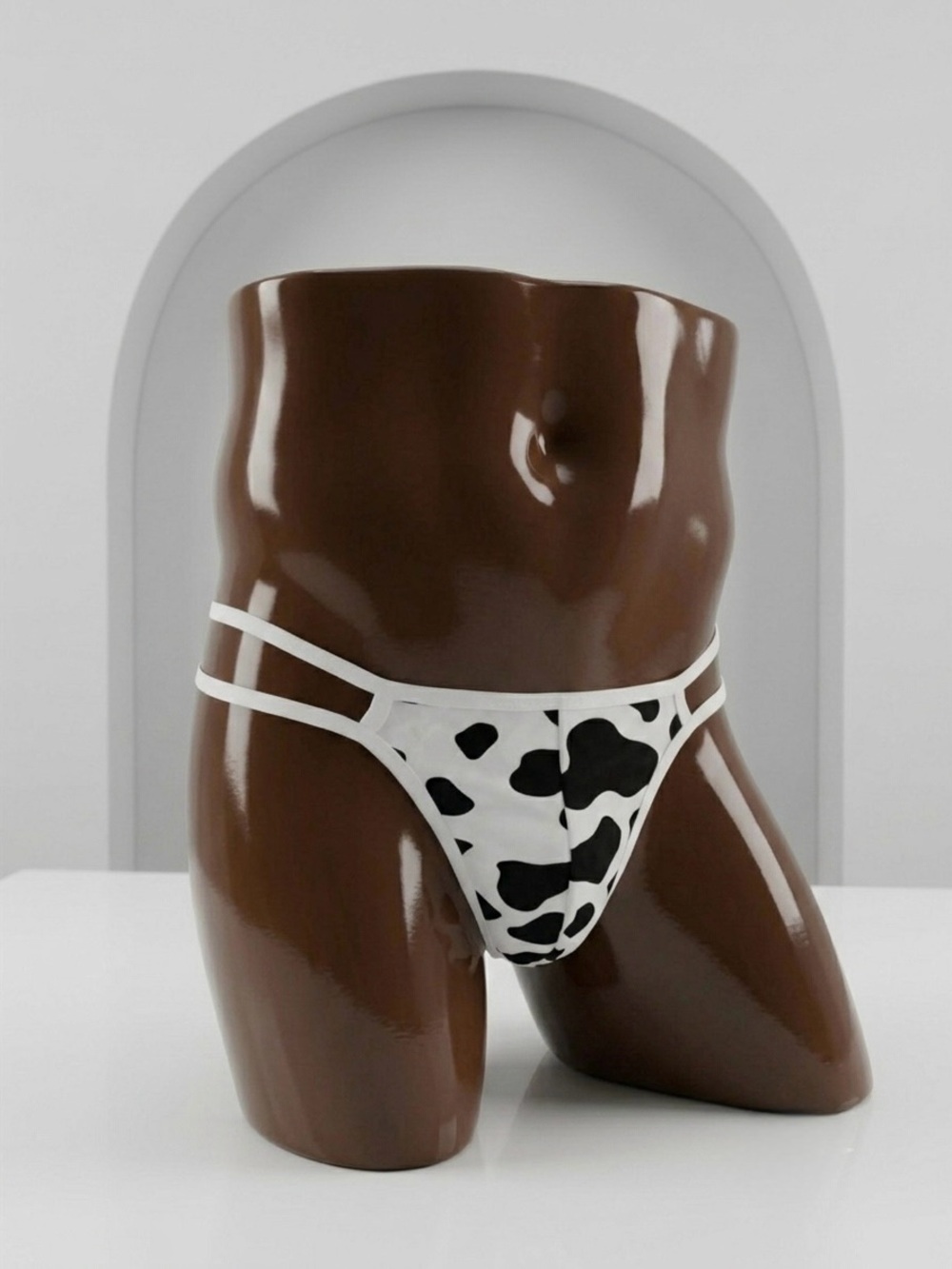 Men’s cow print Thong underwear – Size M
